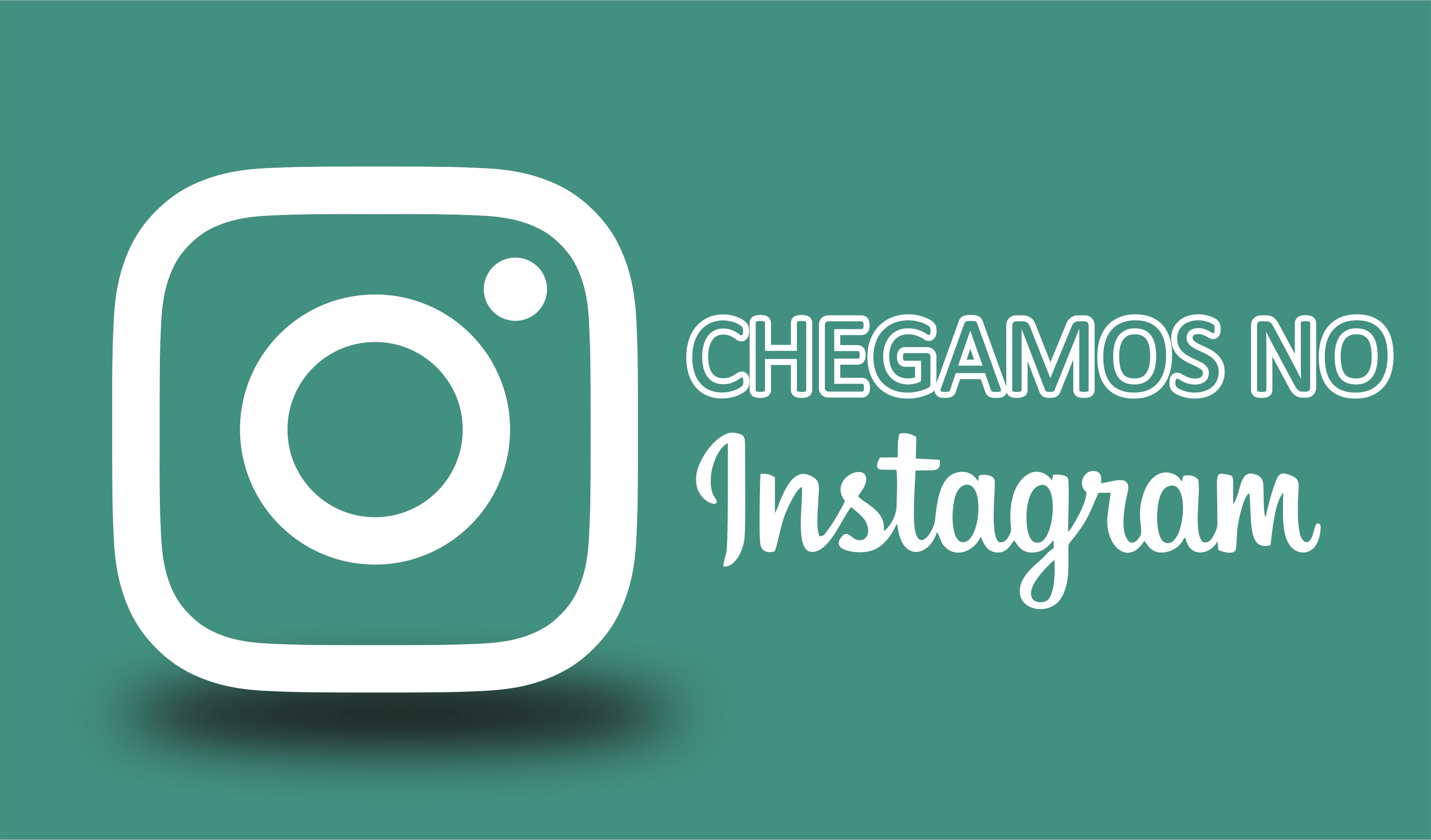 Chegamos no Instagram!