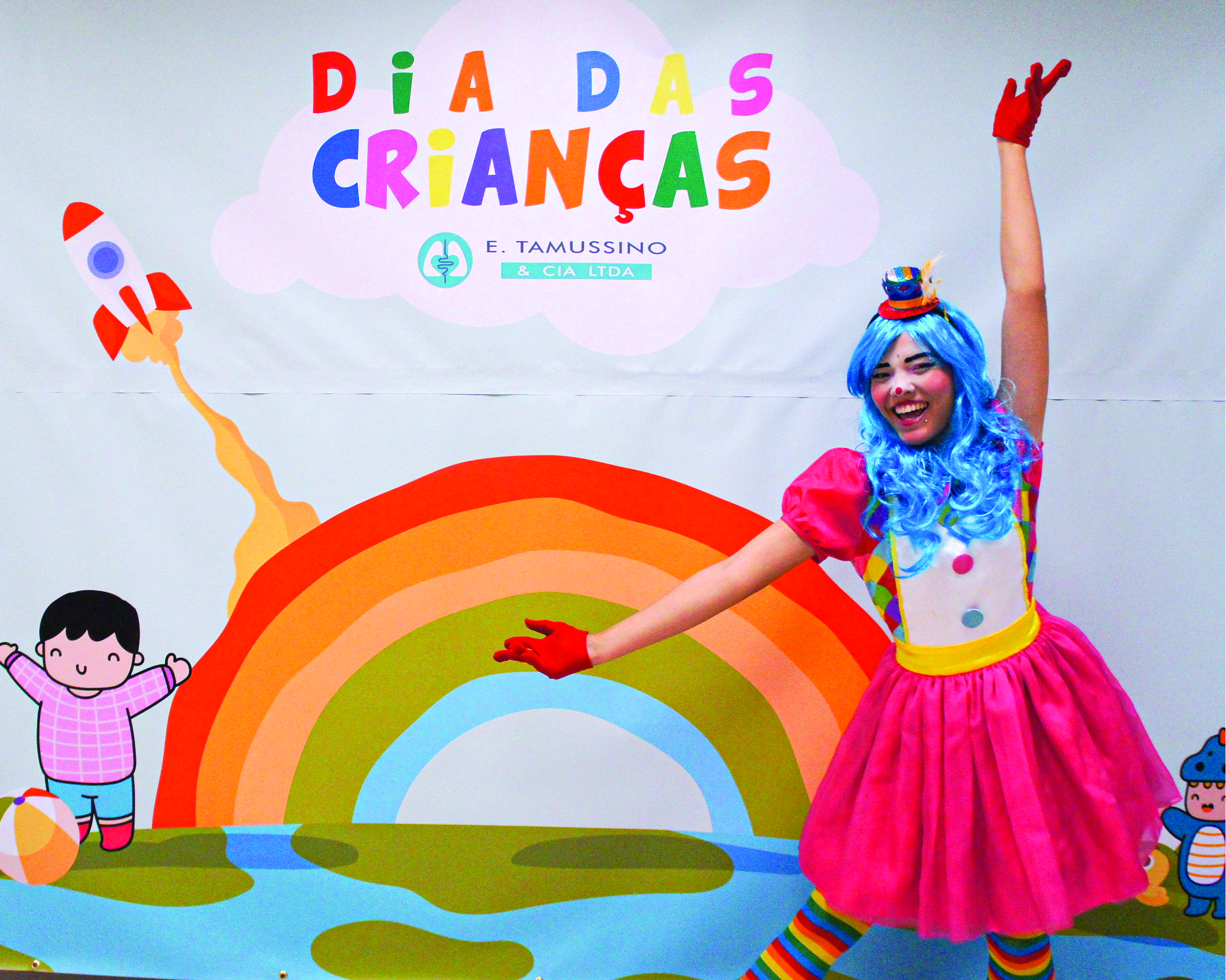 Filhos dos colaboradores visitam a E.Tamussino!