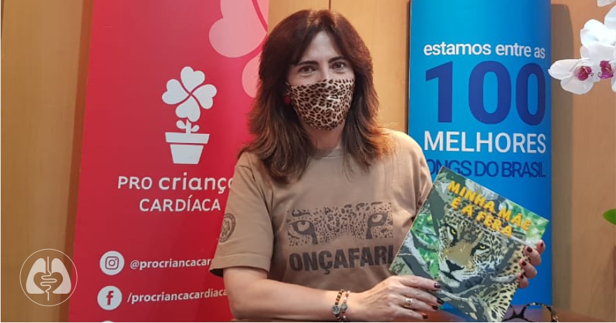 Tatiana Tamussino lança livro “Minha mãe é a fera” no  Pro Criança Cardíaca