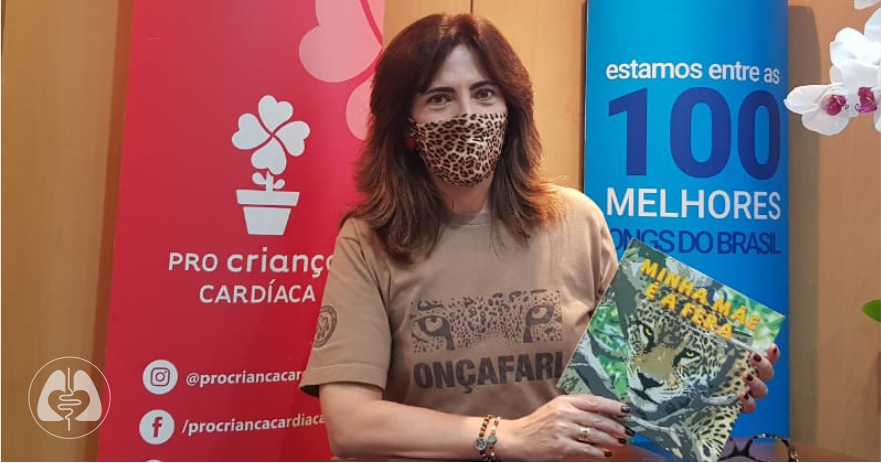 Tatiana Tamussino lança livro “Minha mãe é a fera” no Pro Criança Cardíaca